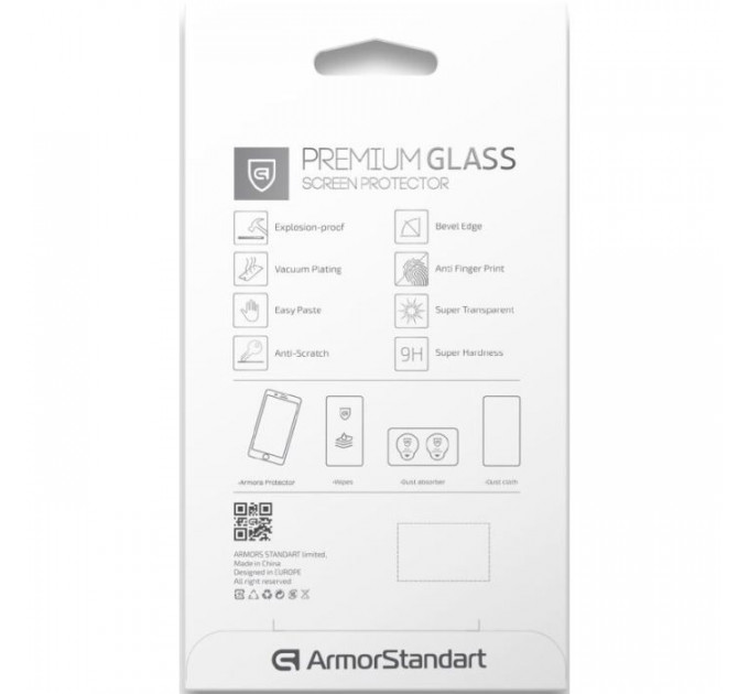 Стекло защитное Armorstandart Pro Motorola Moto G9 Power Black (ARM57785)