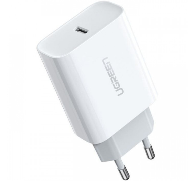 Зарядное устройство для Ugreen CD137 Type-C PD 20W Charger (White) (60450)