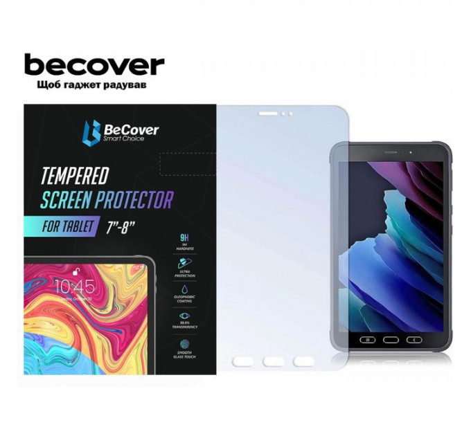 Скло захисне BeCover Samsung Galaxy Tab Active 3 SM-T570 \/ SM-T575 \/ SM-T577 (705559)