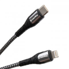 Дата кабель USB-C to Lightning 1.0m ColorWay (CW-CBPDCL033-GR)