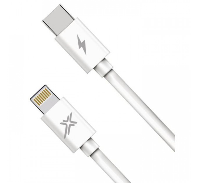 Дата кабеля USB-C to Lightning 1.2m white Grand-X (CL-07)