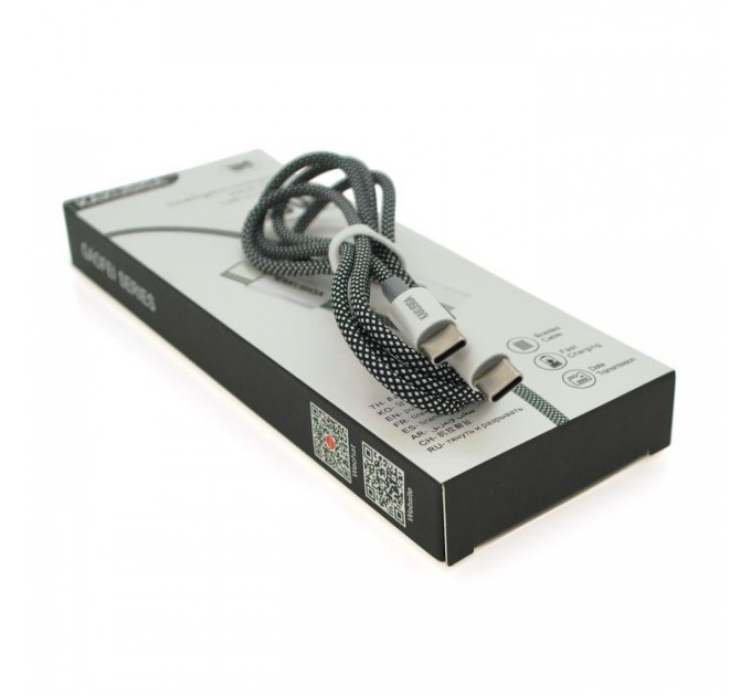 Дата кабеля USB 2.0 AM to Lightning 1.0m KSC-723 GAOFEI Black 2.4A iKAKU (KSC-723-B-L) Дата кабеля USB 2.0 AM to Lightning 1.0m KSC-723 GAOFEI Black 2.4A iKAKU (KSC-723-B-L)