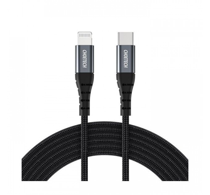 Дата кабеля USB-C to Lightning 1.2m MFI Choetech (IP0039-BK)
