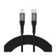 Дата кабель USB-C to Lightning 1.2m MFI Choetech (IP0039-BK)