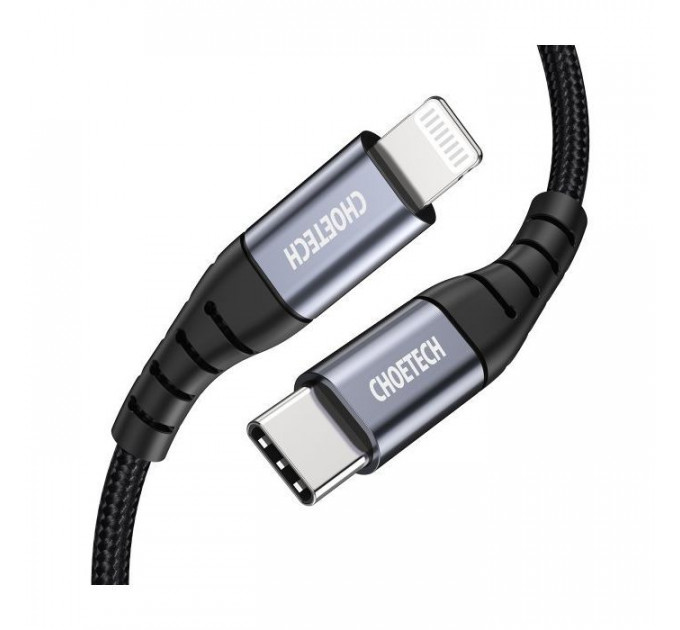 Дата кабеля USB-C to Lightning 1.2m MFI Choetech (IP0039-BK)