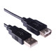 Дата кабель USB 2.0 AM\/AF 2.0m Manhattan Kingda (KDUSB2004-2M)