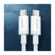 Дата кабель USB-C to USB-C 2.0m 18W US264 White Ugreen (60520)