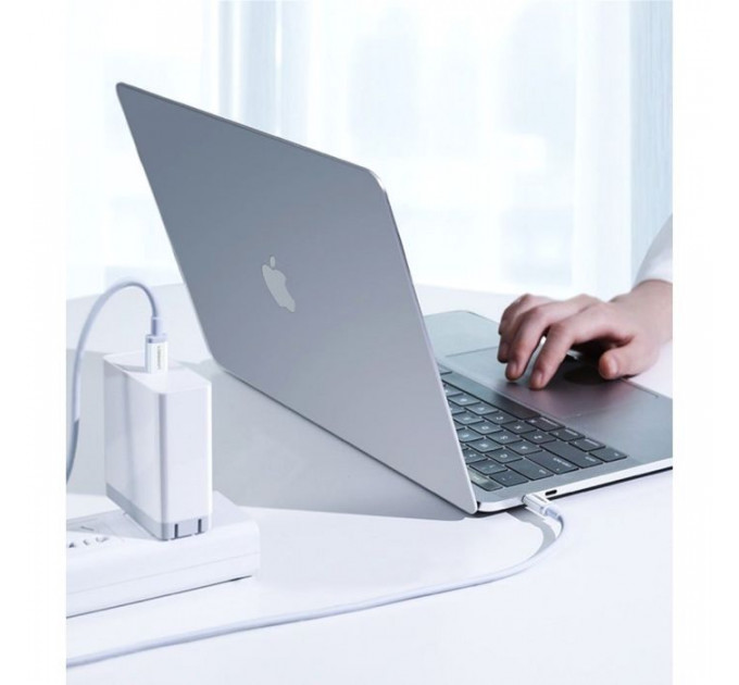 Дата кабель USB-C to USB-C 2.0m 18W US264 White Ugreen (60520)