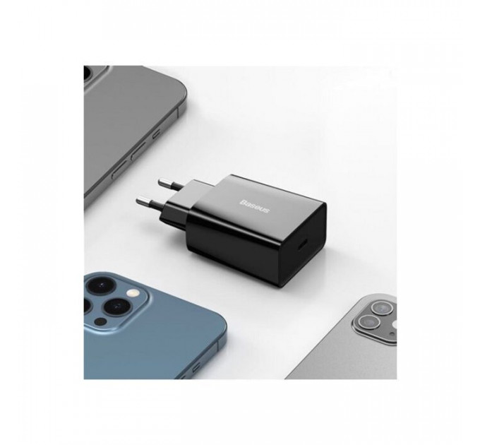 Зарядний пристрій Baseus Speed Mini Quick Charger Black (CCFS-SN01)