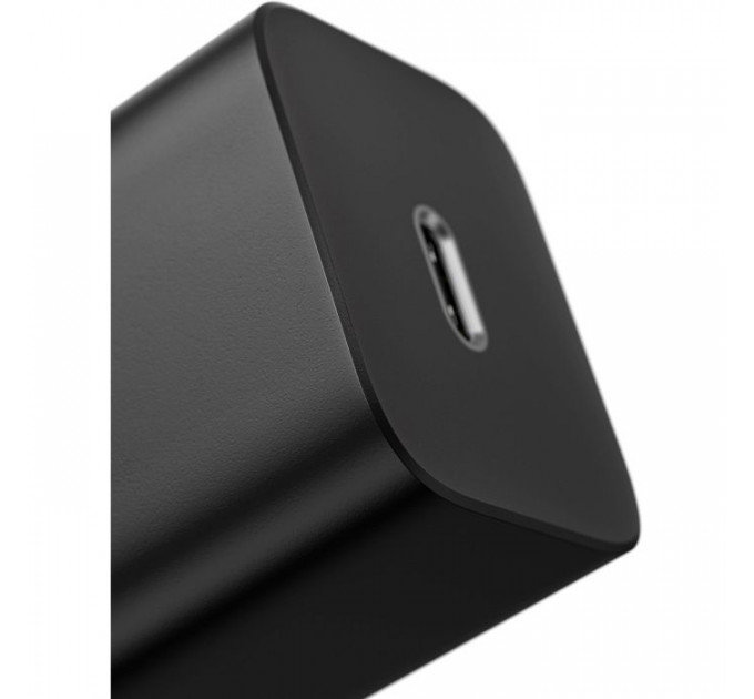 Зарядний пристрій Baseus 1xUSB 25W (USB-C) + Cable Type-C black (TZCCSUP-L01)