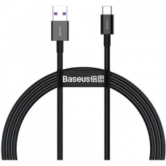 Дата кабель USB 2.0 AM to USB-C 2.0m 3A Black Baseus (CATYS-A01)