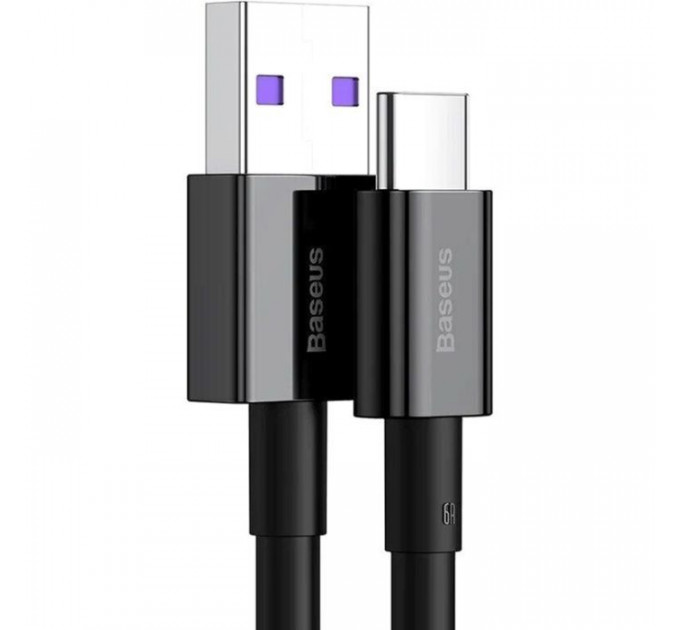 Дата кабель USB 2.0 AM to USB-C 2.0m 3A Black Baseus (CATYS-A01)
