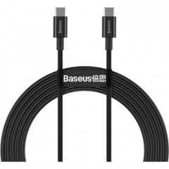 Дата кабель USB-C to USB-C 1.0m 5A Black Baseus (CATYS-B01)