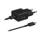 Зарядний пристрій Samsung 25W Power Adapter (w C to C Cable) Black (EP-T2510XBEGEU)