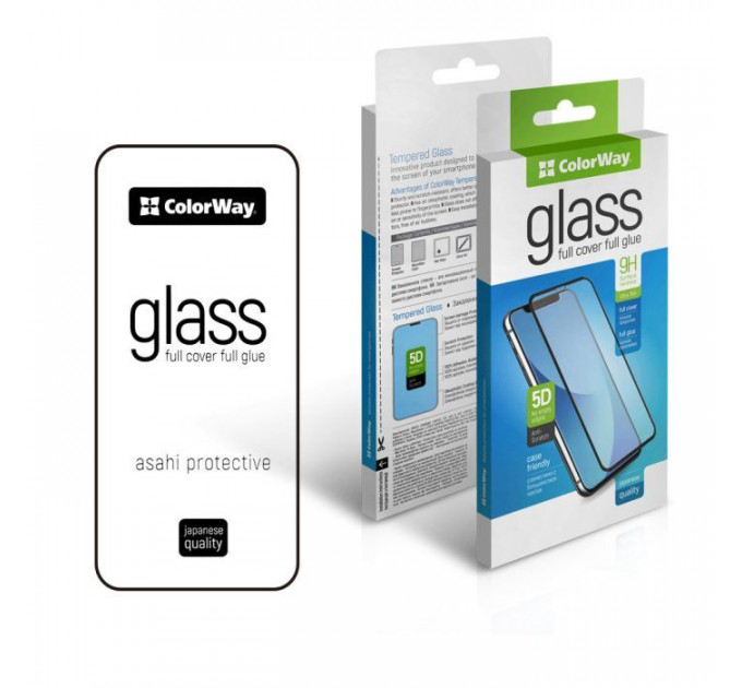 Скло захисне ColorWay 9H FC glue Samsung Galaxy S24 black (CW-GSFGSG921-BK)