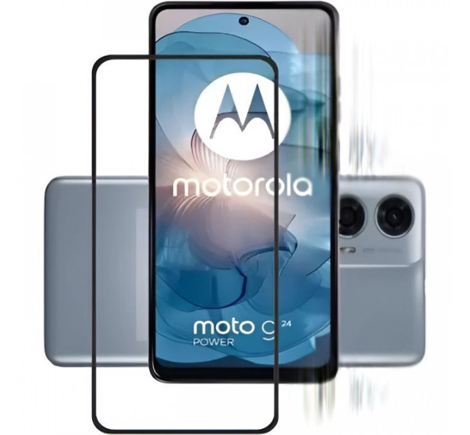 Скло захисне BeCover Motorola Moto G24\/G24 Power Black (710716)