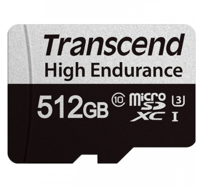 Карта пам/'яті Transcend 512GB microSDXC class 10 UHS-I U3 High Endurance (TS512GUSD350V)