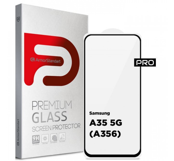 Скло захисне Armorstandart Pro Samsung A35 5G (A356) Black (ARM74347)