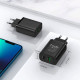 Зарядное устройство VENTION 2xUSB 38W (USB-C+USB-A) PD+QC3.0 black (FBIB0-EU)