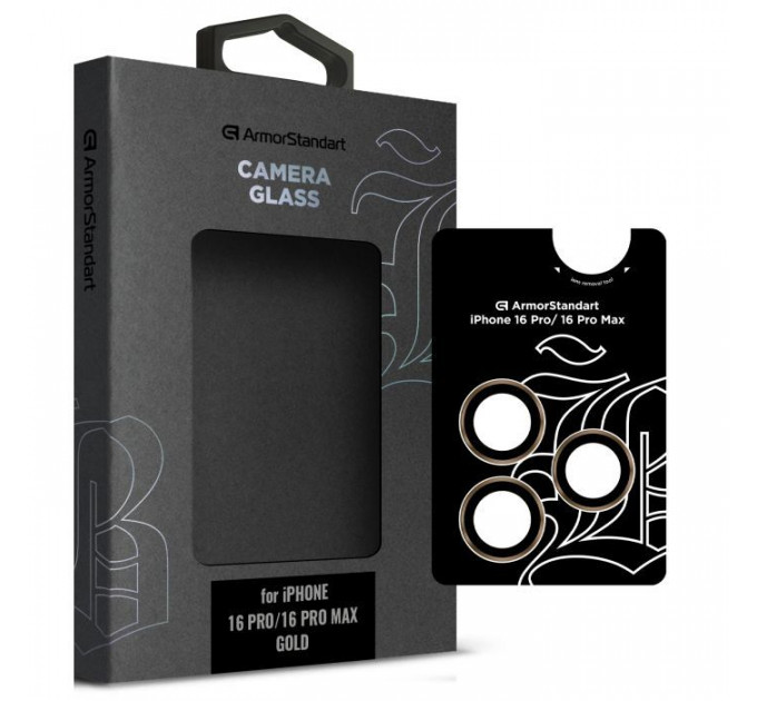 Скло захисне Armorstandart for Camera Supreme BI iPhone 16 Pro\/16 Pro Max Rose Gold (ARM79424)