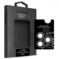 Скло захисне Armorstandart for Camera Supreme BI iPhone 16 Pro\/16 Pro Max Silver (ARM79421)