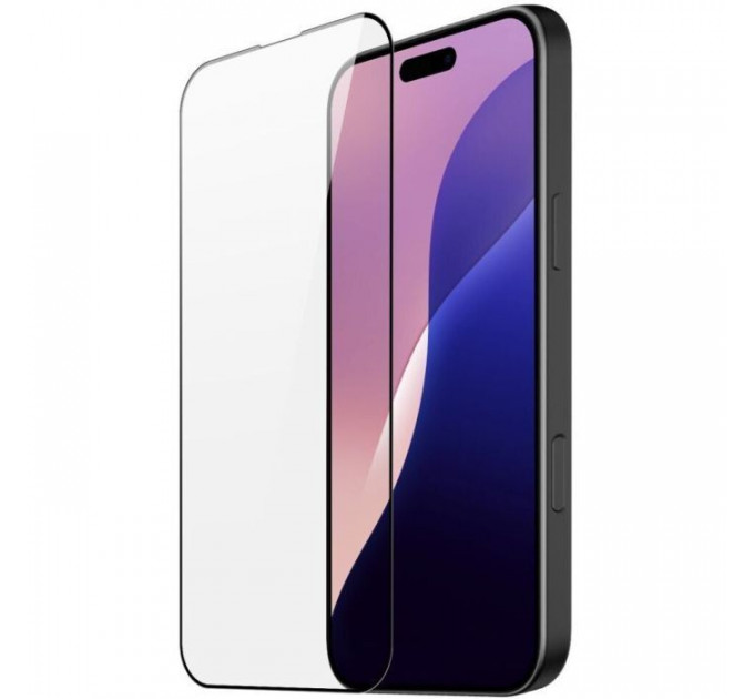 Скло захисне BeCover Apple iPhone 16 Pro Max Black (712125)