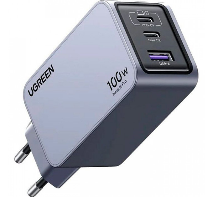 Зарядное устройство для Ugreen 3xUSB 100W (2xUSB-C+USB-A) Gan Nexode Pro X757 (25874)