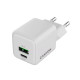 Зарядное устройство для Canyon CU20AC GaN 20W 1xPD 1xQC EU White (CNS-CUW20AC)