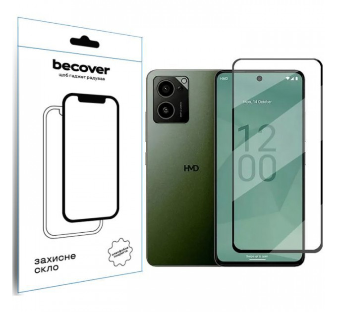 Стекло защитное BeCover HMD Pulse Pro Black (712487) Стекло защитное BeCover HMD Pulse Pro Black (712487)