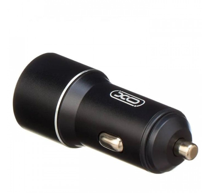 Зарядное устройство для XO TZ09 2.4A\/2 USB + cable lightning Black (XO-TZ09L-BK)
