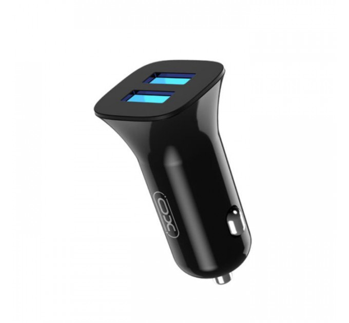 Зарядное устройство для XO TZ10 2.4A\/2 USB + Micro USB Black (XO-TZ10-MC-BK)