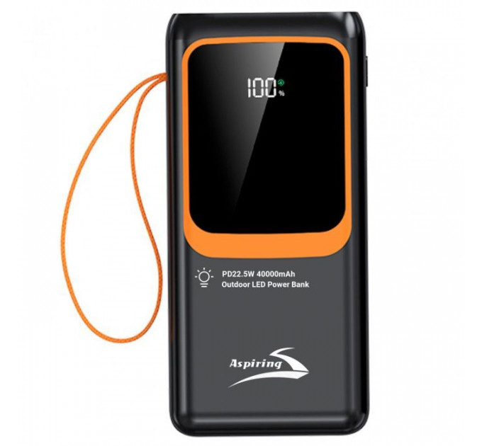 Батарея універсальна Aspiring Light 40 40000mAh PD\/22.5W (PPLH.L04)