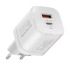 Зарядний пристрій Promate 33W USB-C + USB-A (powerport-33.white)