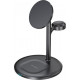 Зарядний пристрій Choetech 15W 3-in-1 Magnetic Wireless Fast Charger black (T585-F-101-CCBK)