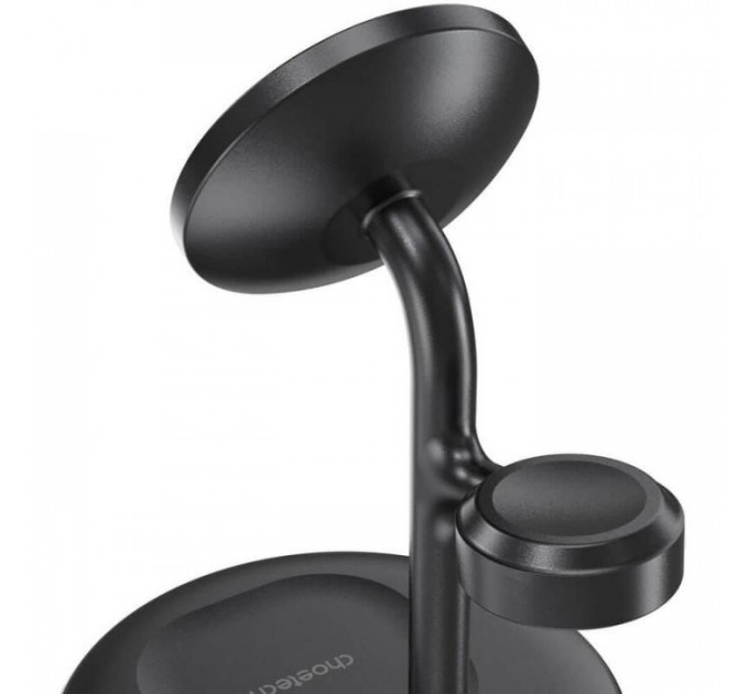 Зарядний пристрій Choetech 15W 3-in-1 Magnetic Wireless Fast Charger black (T585-F-101-CCBK)
