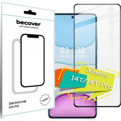 Скло захисне BeCover Xiaomi 14T\/14T Pro Black (713322)