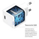 Зарядний пристрій ColorWay GaN Mini 30W PD Port PPS USB-C white (CW-CHS054PD-WT)