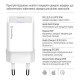 Зарядний пристрій ColorWay GaN Mini 30W PD Port PPS USB-C white (CW-CHS054PD-WT)