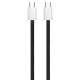 Дата кабеля USB-C to USB-C 2.0м (PDF Fast Charging 60W) 3.0А black ColorWay (CW-CBPDCC068-BK)