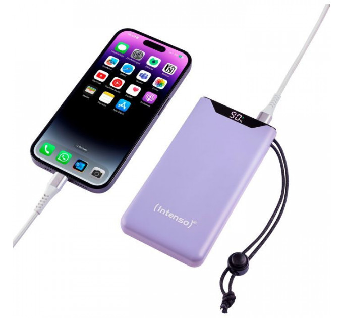 Батарея універсальна Intenso F10000 10000mAh QC3.0 purple (7332033)