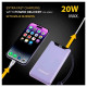 Батарея універсальна Intenso F10000 10000mAh QC3.0 purple (7332033)