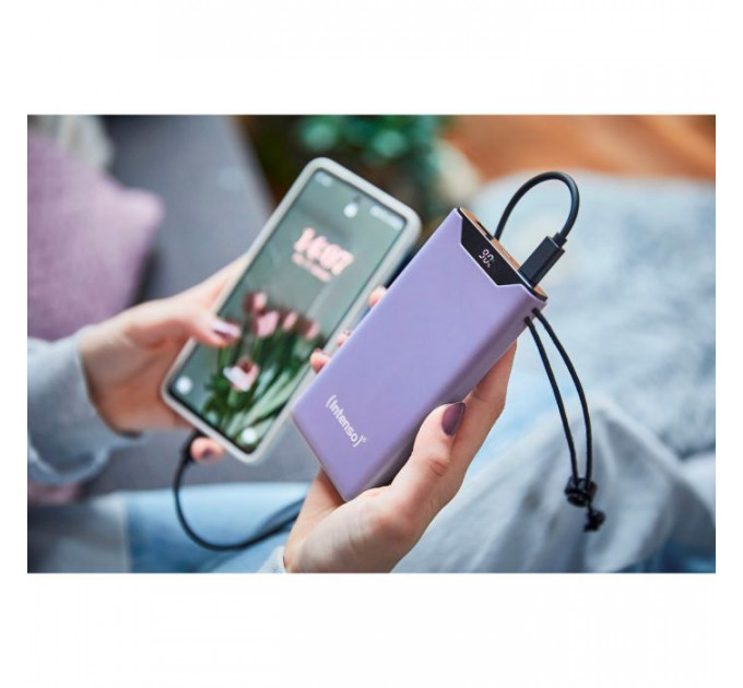 Батарея універсальна Intenso F10000 10000mAh QC3.0 purple (7332033)