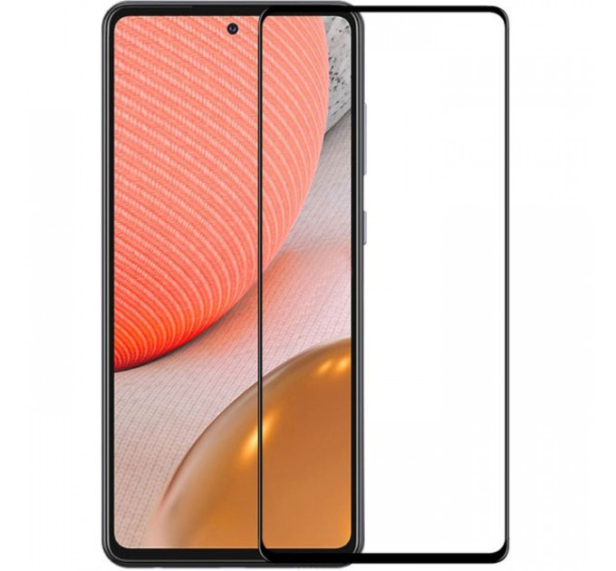 Стекло защитное ACCLAB Full Glue Samsung A72 Black (1283126510557)
