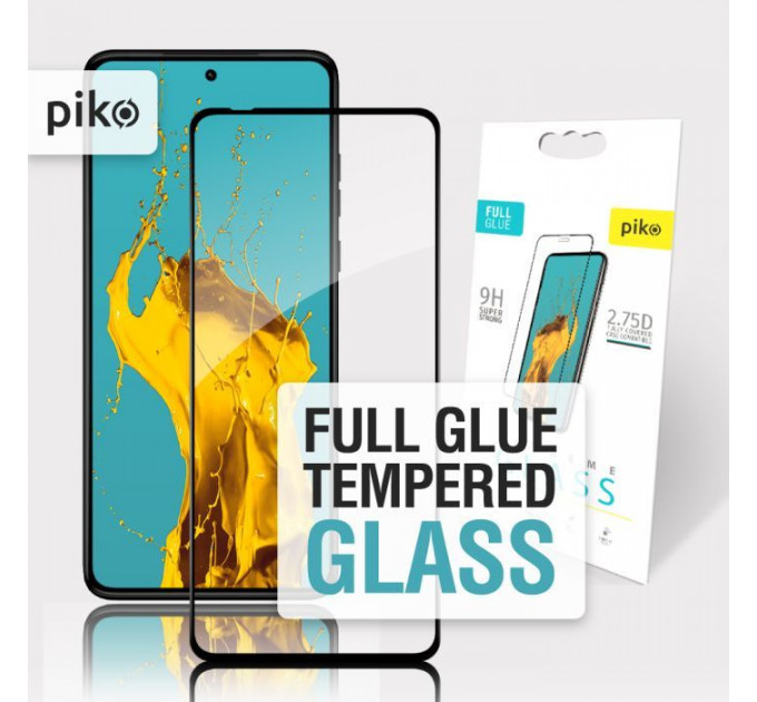 Скло захисне Piko Full Glue Moto G84 Black (1283126582370)