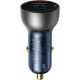 Зарядний пристрій Baseus Particular Digital Display QC+PPS Dual Quick Charger Car Charger 65W Shallow tarnish (CCKX-C0A)
