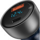 Зарядний пристрій Baseus Particular Digital Display QC+PPS Dual Quick Charger Car Charger 65W Shallow tarnish (CCKX-C0A)