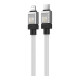 Дата кабеля USB-C to Lightning 1.0m CoolPlay Fast Charging 20W white Baseus (CAKW000002)