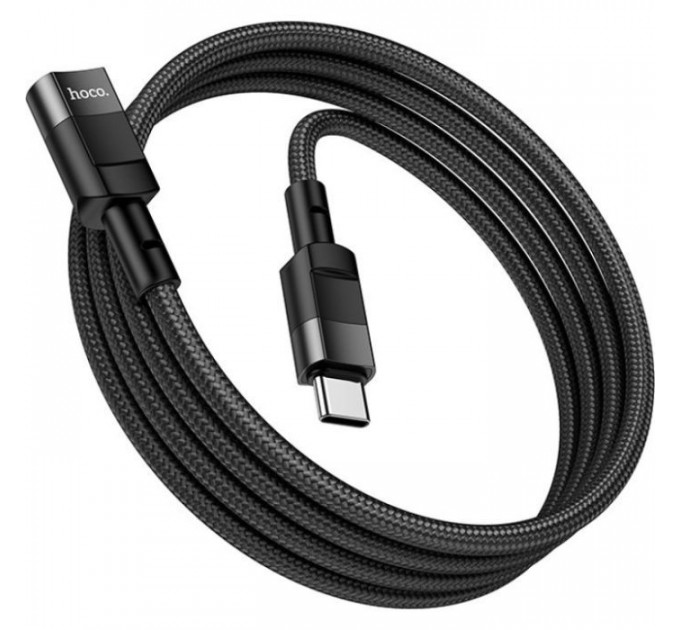 Дата кабель USB-C M\/F 1.2m extension U107 black HOCO (6931474789990)