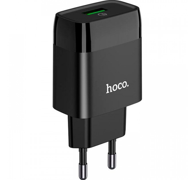 Зарядное устройство для HOCO C72Q Glorious USB QC3.0 18W Black (6931474732507)