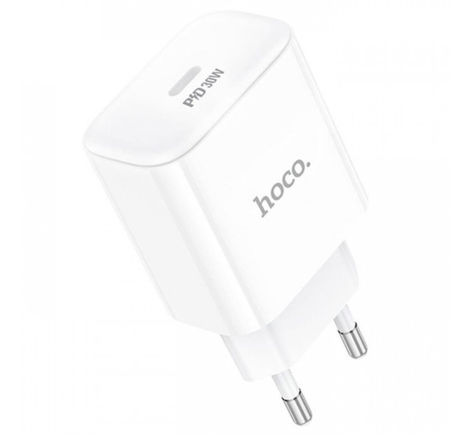 Зарядний пристрій HOCO C76A Pro Majestic USB-C PD30W White (6942007616300)